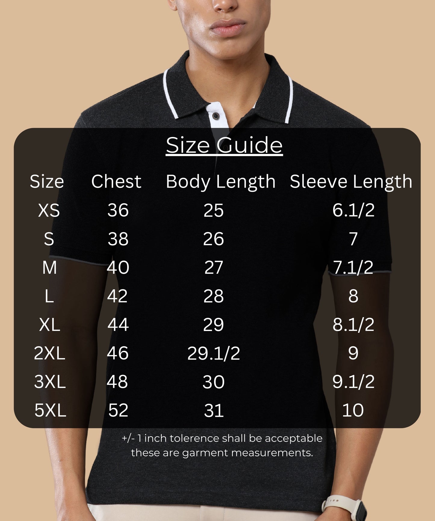Charcoal Black - Classic Polo T-shirt